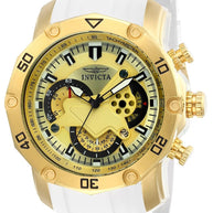 Invicta Men's 23424 Pro Diver Quartz Multifunction Gold Dial Watch