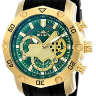 Invicta Men's 23425 Pro Diver Quartz Multifunction Green Dial Watch