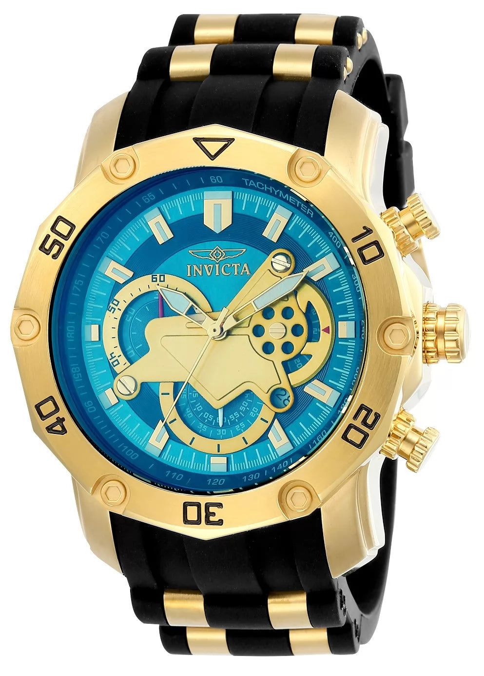 Invicta Men's 23426 Pro Diver Quartz Multifunction Blue Dial Watch
