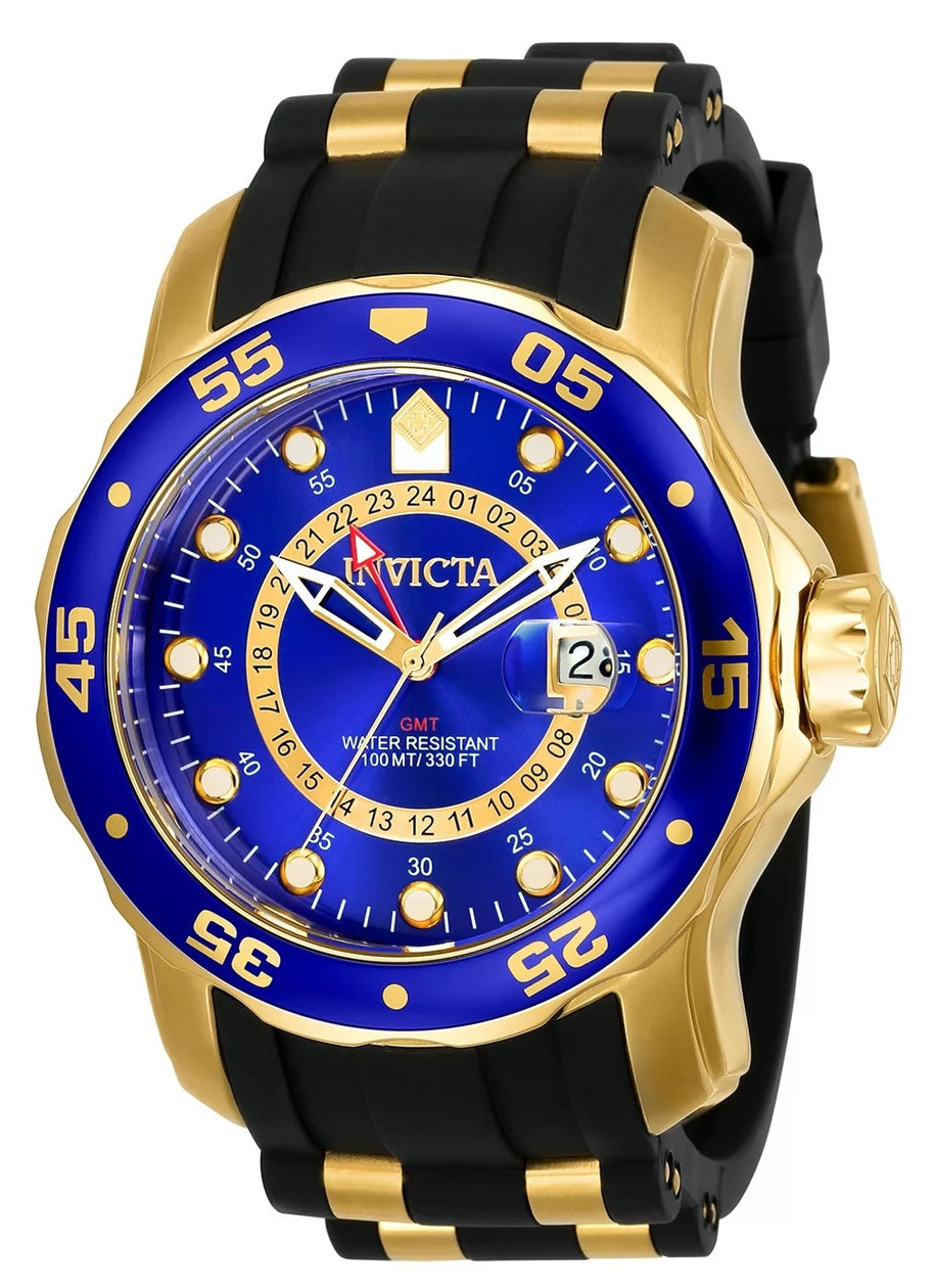 Invicta Men's 6993 Pro Diver Quartz GMT Blue Dial Watch
