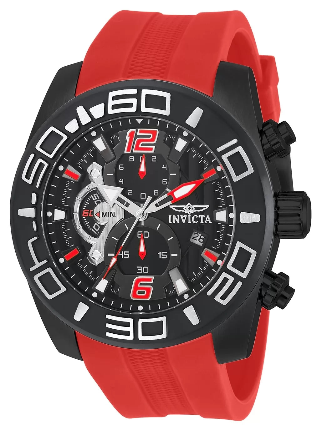 Invicta Men's 22810 Pro Diver Quartz Multifunction Black Dial Watch