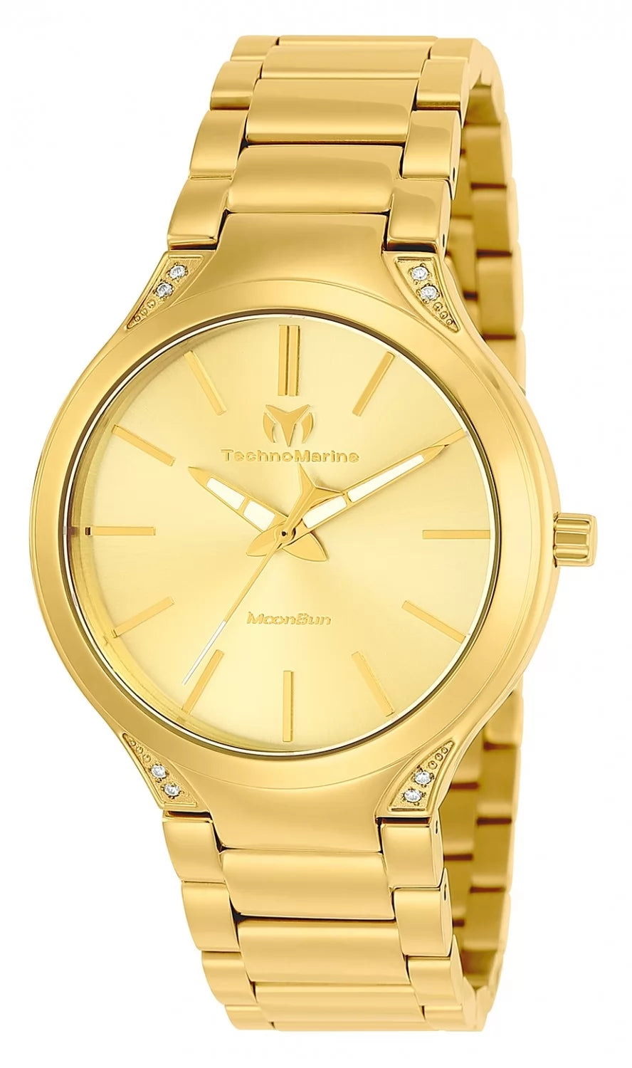 Technomarine Women's TM-117032 MoonSun Quartz Gold Dial Watch