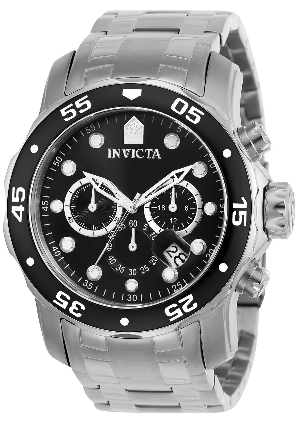 Invicta Men's 0069 Pro Diver Quartz Chronograph Black Dial Watch