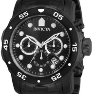 Invicta Men's 0076 Pro Diver Quartz Chronograph Black Dial Watch