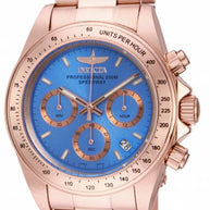 Invicta Women's 16658 Speedway Quartz Chronograph Light Blue Dial Watch