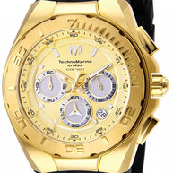 Technomarine Men's TM-117004 Cruise  Quartz Chronograph Gold, Silver Dial Watch