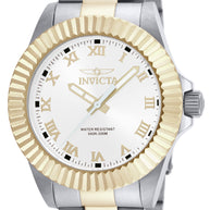 Invicta Men's 16740 Pro Diver Quartz 3 Hand White Dial Watch