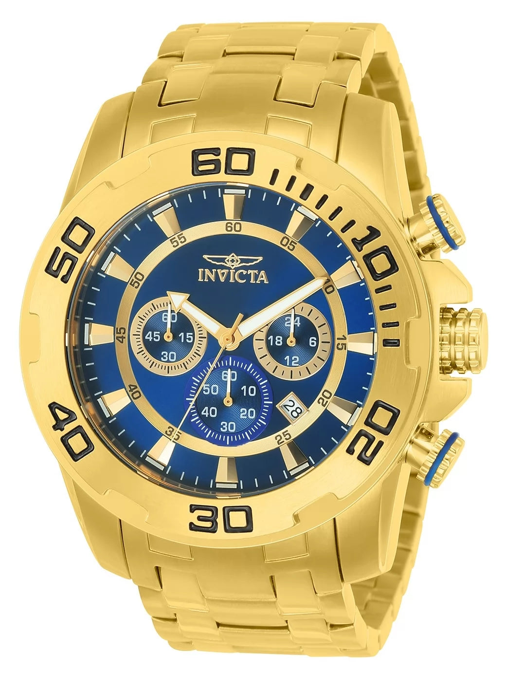 Invicta Men's 22321 Pro Diver Quartz Chronograph Blue Dial Watch