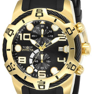 Invicta Men's 24218 Bolt Quartz Multifunction Black Dial Watch