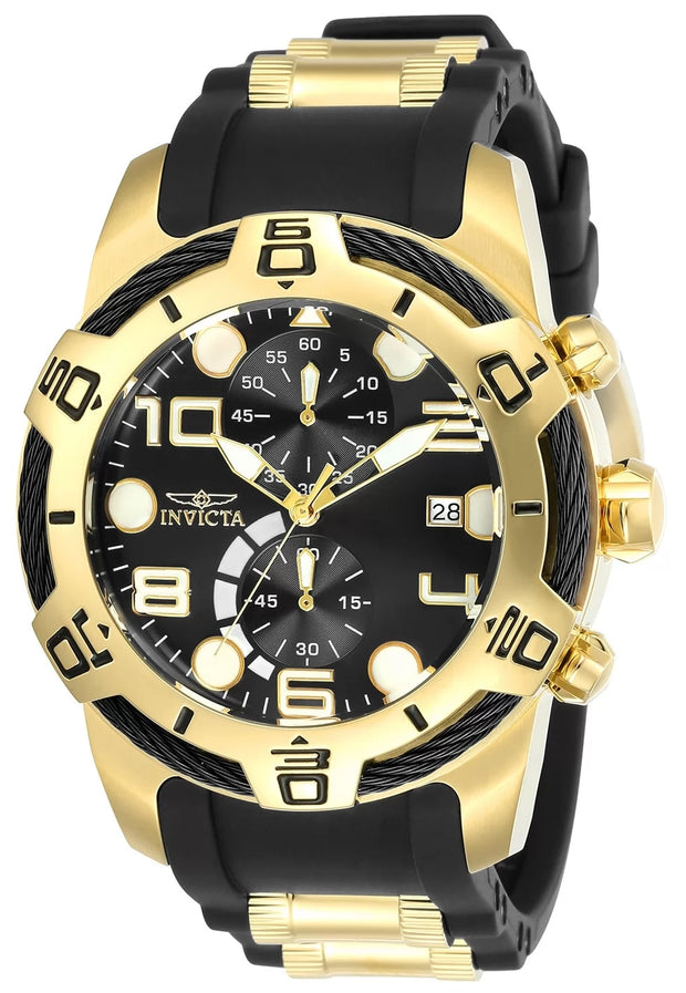 Invicta Men's 24218 Bolt Quartz Multifunction Black Dial Watch
