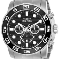 Invicta Women's 22226 Pro Diver Quartz Chronograph Black Dial Watch