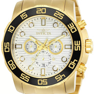 Invicta Men's 22229 Pro Diver Quartz Chronograph Silver Dial Watch