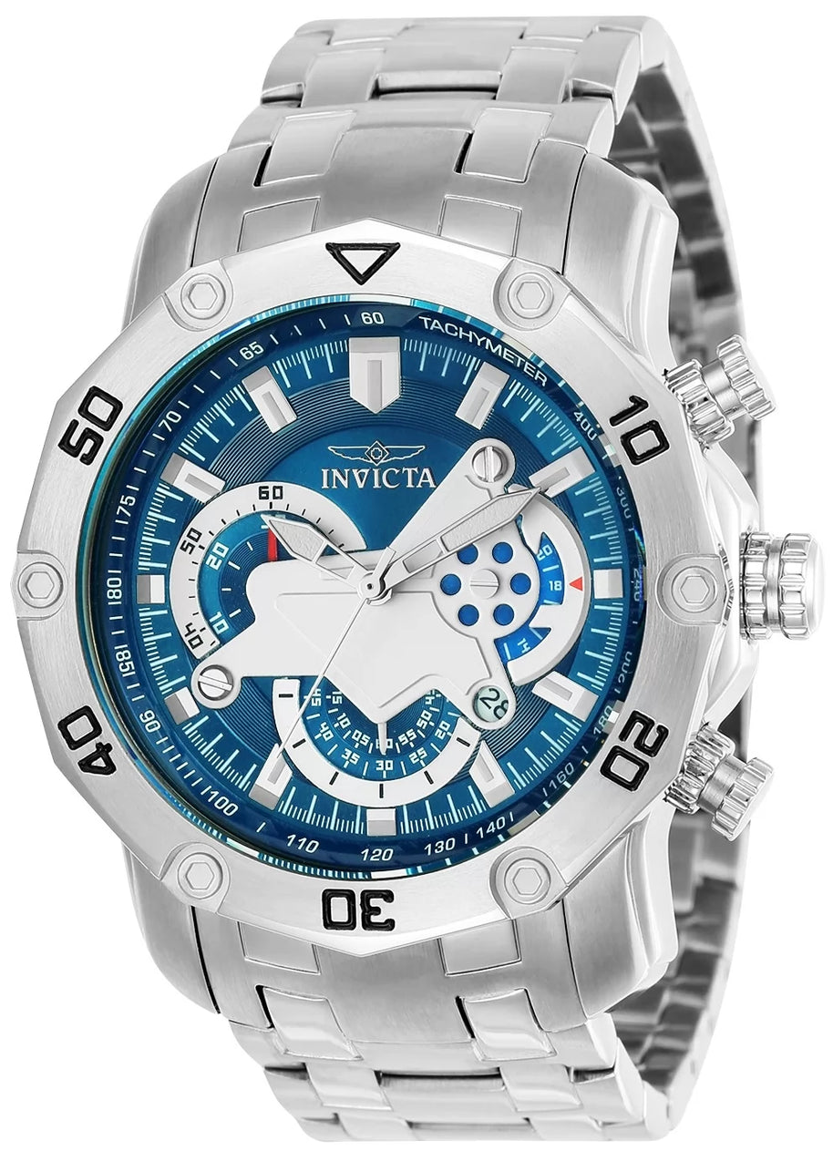 Invicta Men's 22764 Pro Diver Quartz Multifunction Blue Dial Watch