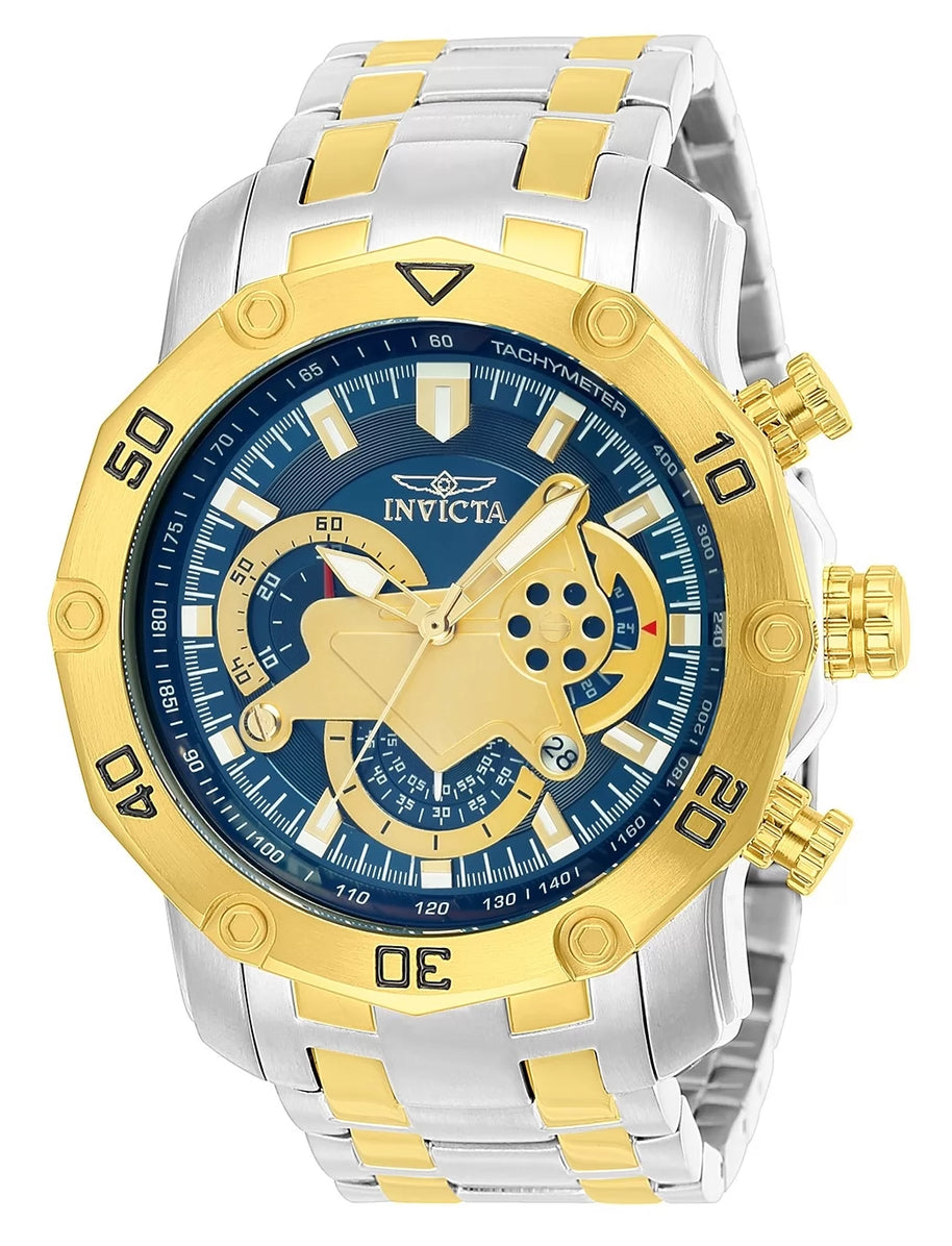 Invicta Men's 22762 Pro Diver Quartz Multifunction Blue Dial Watch