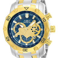 Invicta Men's 22762 Pro Diver Quartz Multifunction Blue Dial Watch