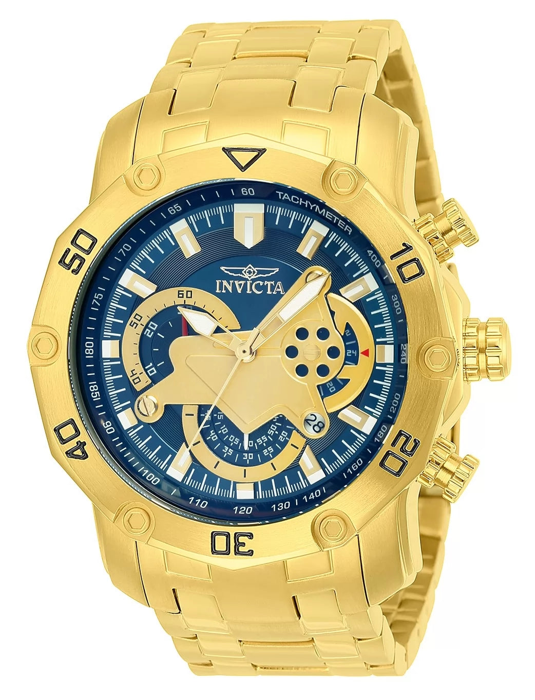 Invicta Men's 22765 Pro Diver Quartz Multifunction Blue Dial Watch
