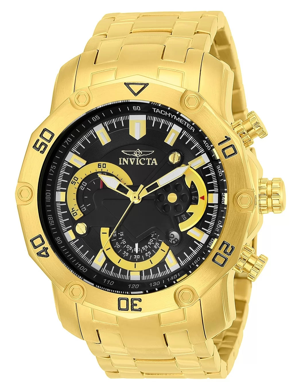 Invicta Men's 22767 Pro Diver Quartz Multifunction Black Dial Watch