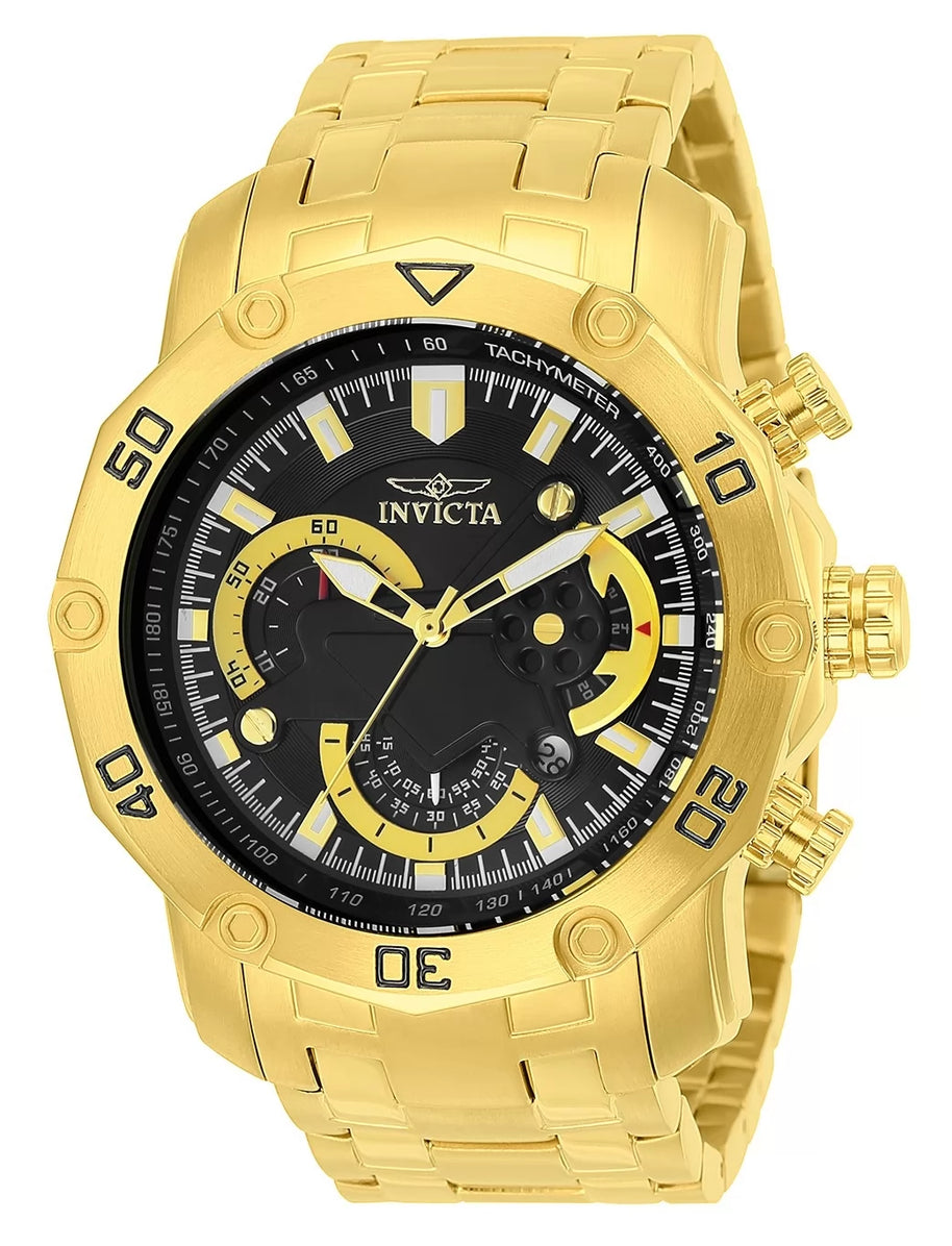 Invicta Men's 22767 Pro Diver Quartz Multifunction Black Dial Watch