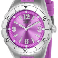 Invicta Women's 24123 Angel Quartz 3 Hand Purple Dial Watch