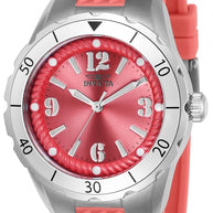 Invicta Women's 24122 Angel Quartz 3 Hand Pink Dial Watch