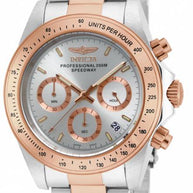 Invicta Men's 17030 Speedway Quartz Chronograph Silver Dial Watch