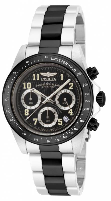 Invicta Men's 17031 Speedway Quartz Chronograph Charcoal Dial Watch