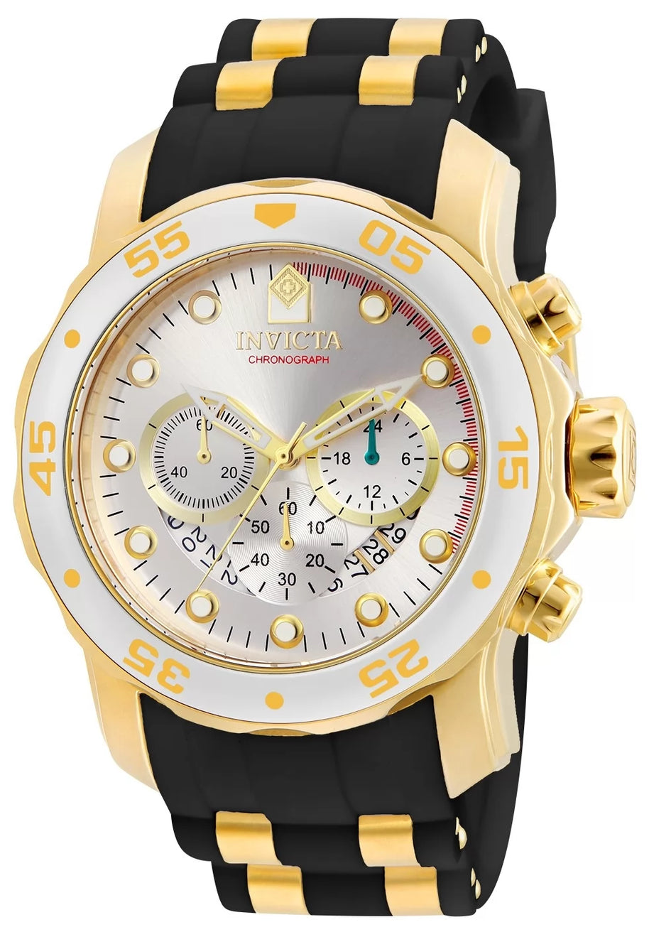 Invicta Men's 6985 Pro Diver Quartz Chronograph Charcoal Dial Watch