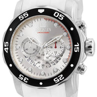 Invicta Women's 20290 Pro Diver Quartz Chronograph Silver Dial Watch