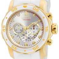 Invicta Men's 20291 Pro Diver Quartz Chronograph Silver Dial Watch