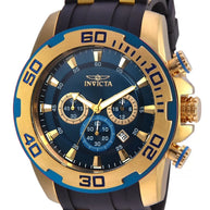 Invicta Men's 22341 Pro Diver Quartz Chronograph Blue Dial Watch