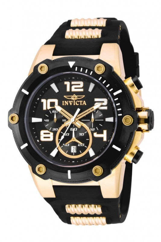 Invicta Women's 17200 Speedway Quartz Chronograph Black Dial Watch