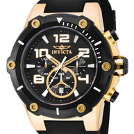 Invicta Women's 17200 Speedway Quartz Chronograph Black Dial Watch