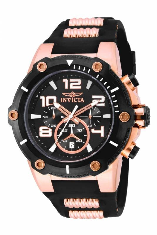 Invicta Men's 17201 Speedway Quartz Chronograph Black Dial Watch