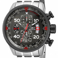 Invicta Women's 17204 Aviator Quartz Chronograph Gunmetal Dial Watch