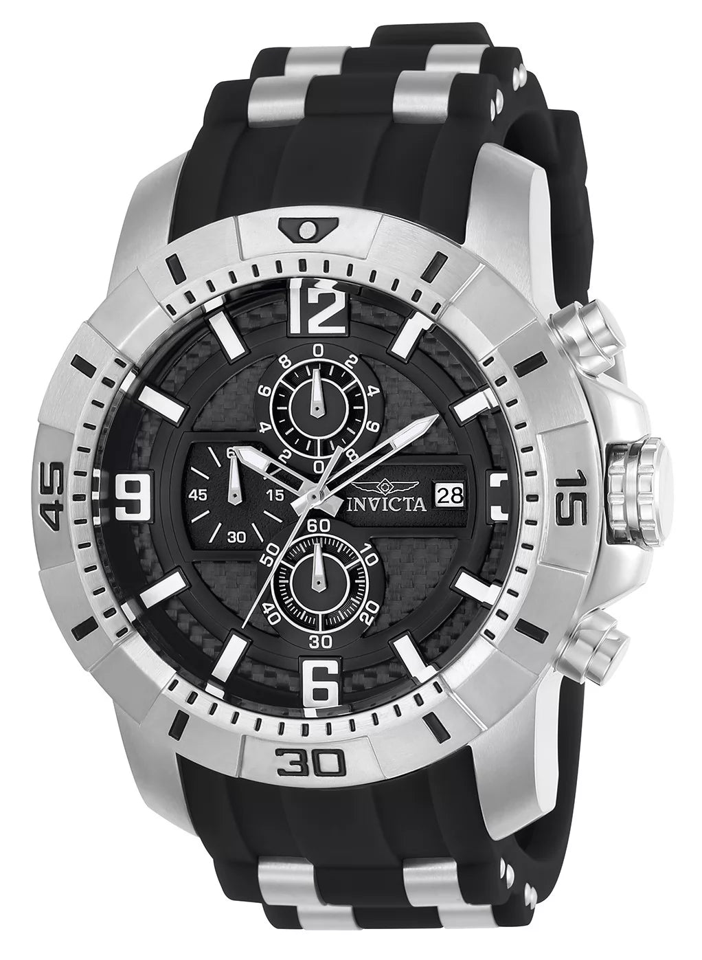 Invicta Women's 24962 Pro Diver Quartz Multifunction Black Dial Watch
