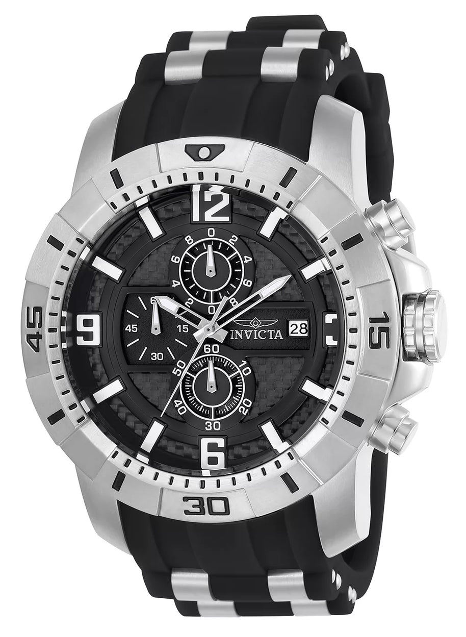 Invicta Women's 24962 Pro Diver Quartz Multifunction Black Dial Watch