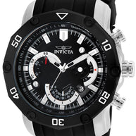 Invicta Men's 22797 Pro Diver Quartz 3 Hand Black Dial Watch
