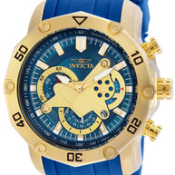 Invicta Men's 22798 Pro Diver Quartz 3 Hand Blue Dial Watch