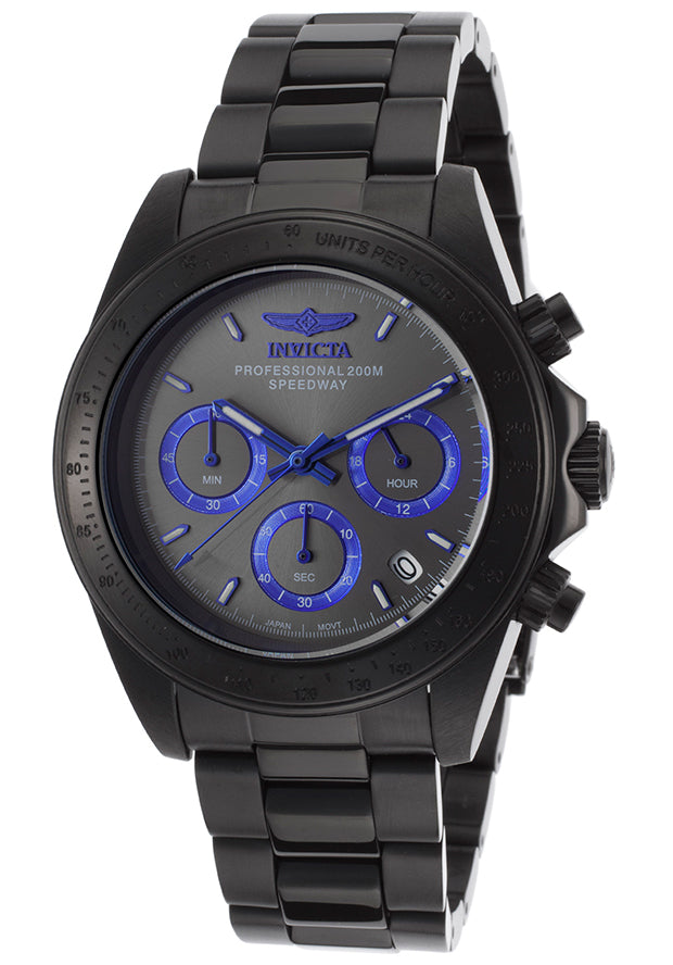 Invicta Men's 17313 Speedway Quartz Chronograph Charcoal Dial Watch