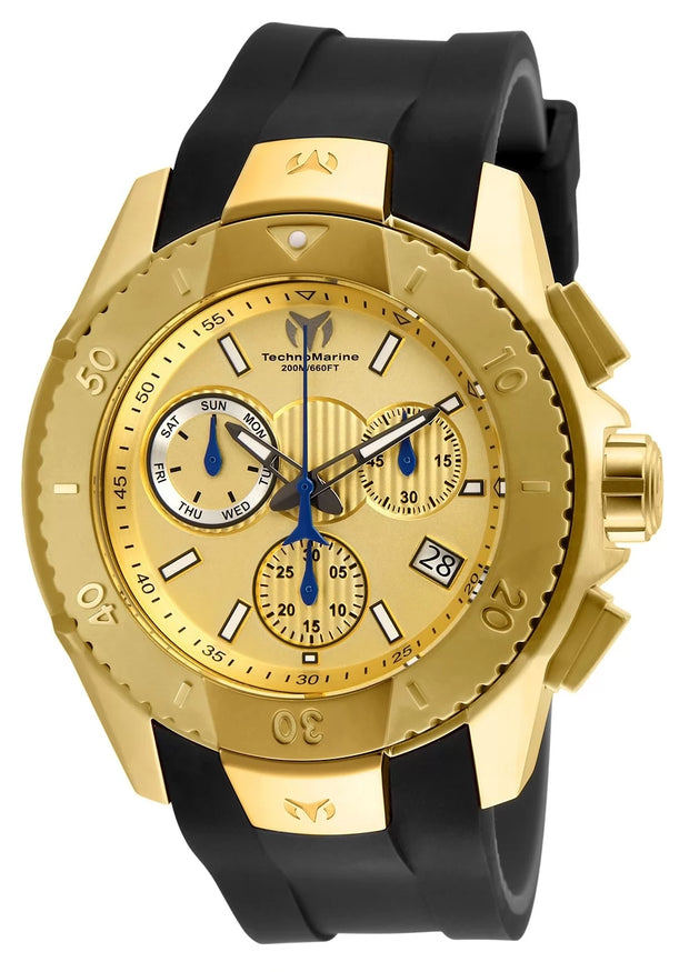 Technomarine Men's TM-617001 UF6 Quartz Gold Dial Watch