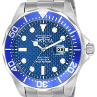 Invicta Men's 12563 Pro Diver Quartz 3 Hand Blue Dial Watch