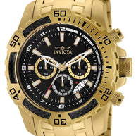 Invicta Men's 24855 Pro Diver Quartz Chronograph Black Dial Watch