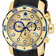 Invicta Men's 17887 Pro Diver Quartz Multifunction Gold Dial Watch