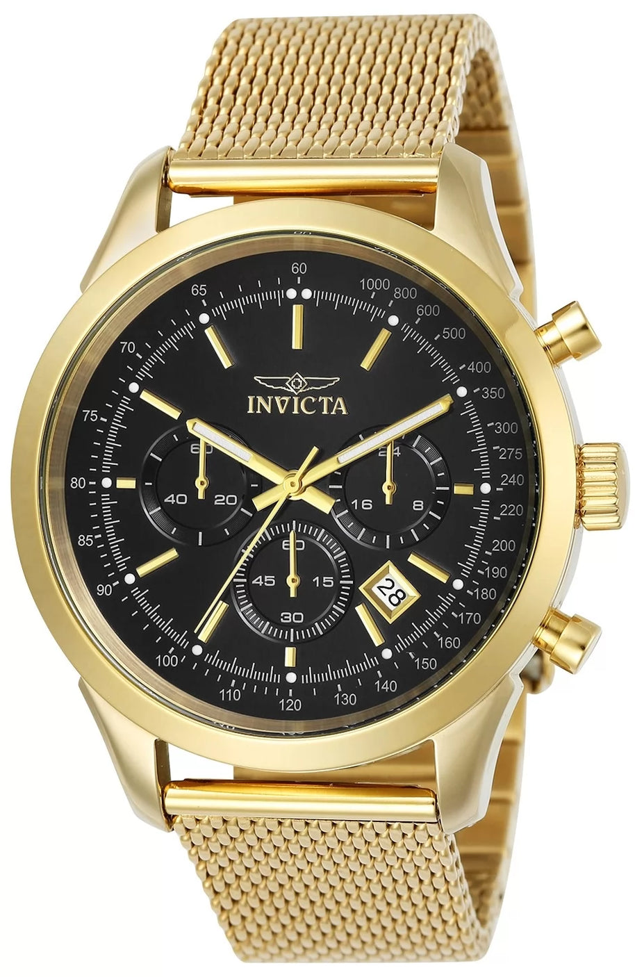 Invicta Men's 25223 Speedway Quartz Chronograph Black Dial Watch