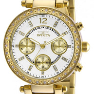Invicta Women's 21387 Angel Quartz Chronograph Silver Dial Watch