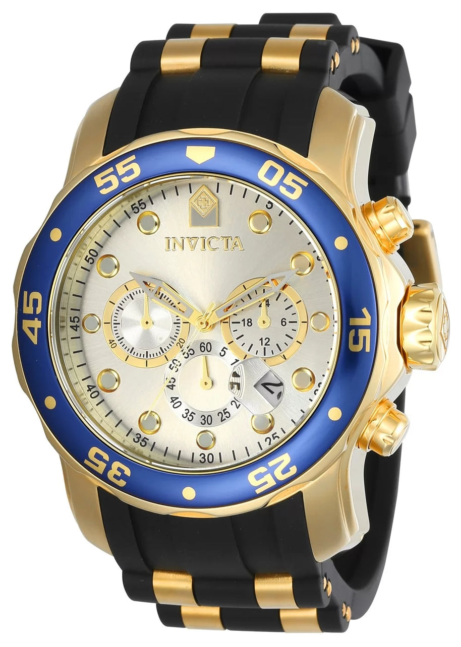 Invicta Men's 17880 Pro Diver Quartz Multifunction Silver Dial Watch