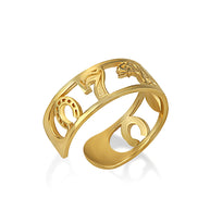Gold Lucky Charm Toe Ring (Available in Yellow/Rose/White Gold)