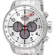Invicta Men's 23083 S1 Rally  Quartz Chronograph Silver, Grey Dial Watch