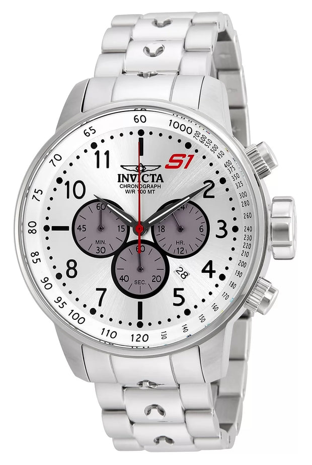 Invicta Men's 23083 S1 Rally  Quartz Chronograph Silver, Grey Dial Watch