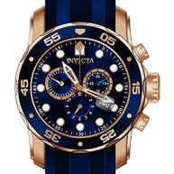 Invicta Men's 18197 Pro Diver Quartz Chronograph Blue Dial Watch